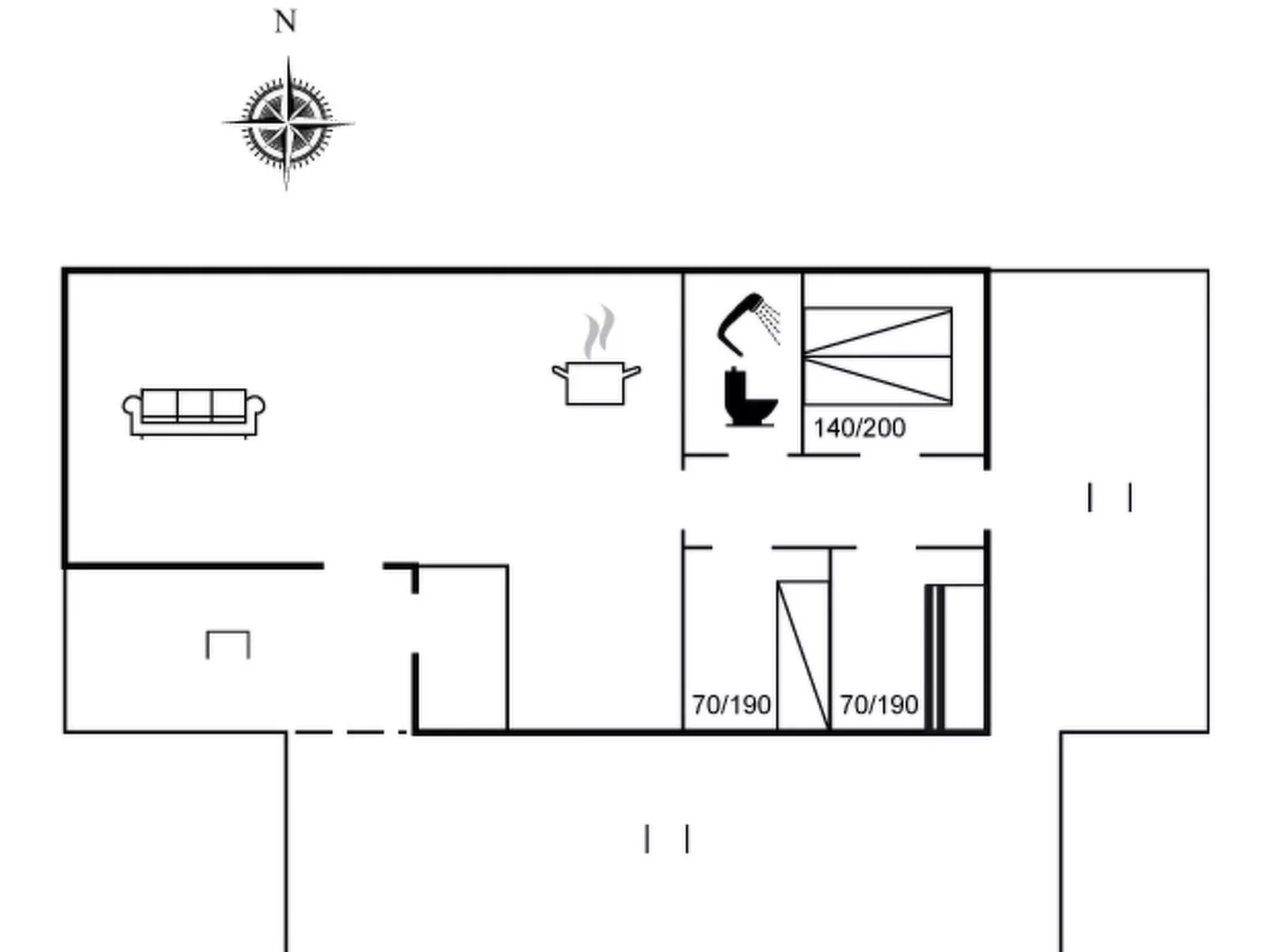 "Melisande" - 950m from the sea