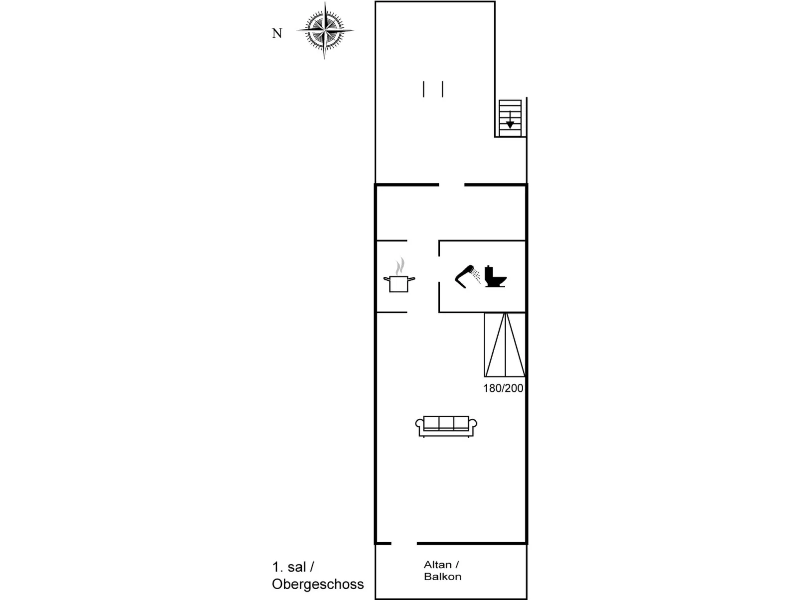 "Elvin" - 20m from the sea