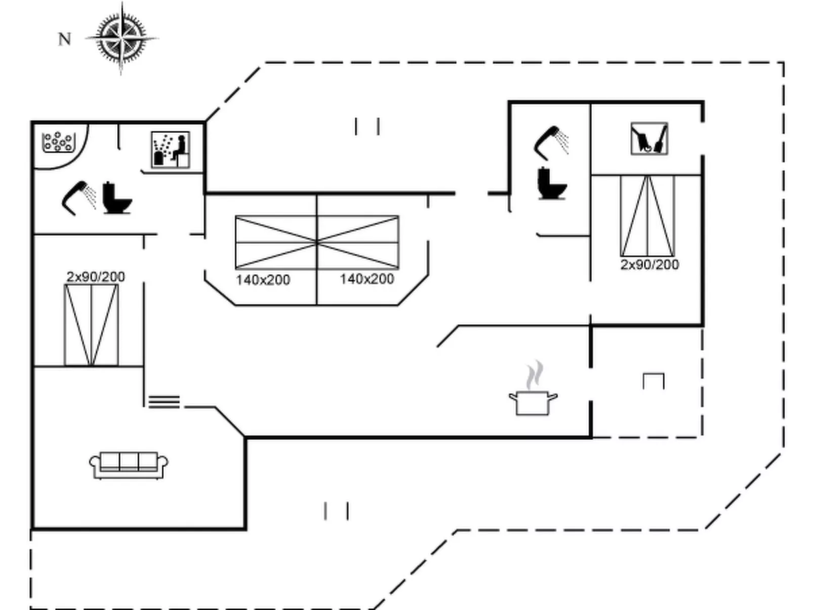 "Lauri" - 350m from the sea