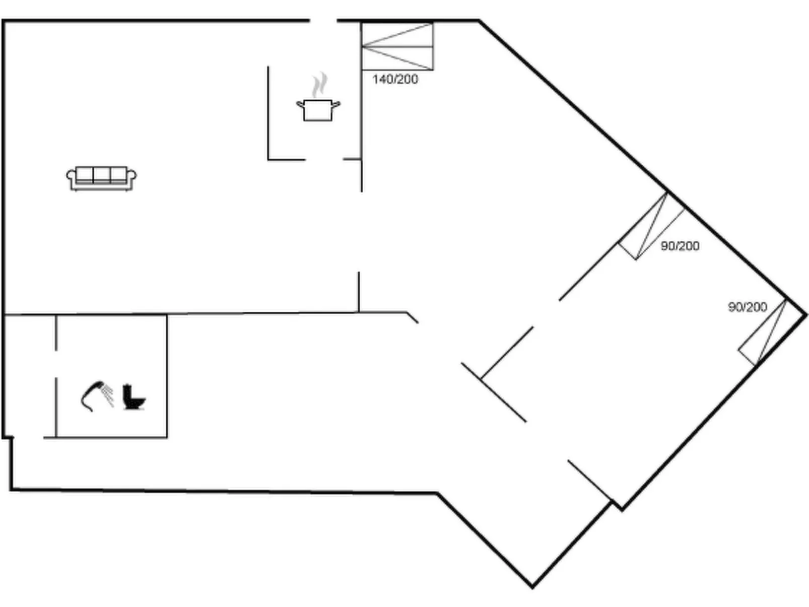 "Jules" - 300m from the sea