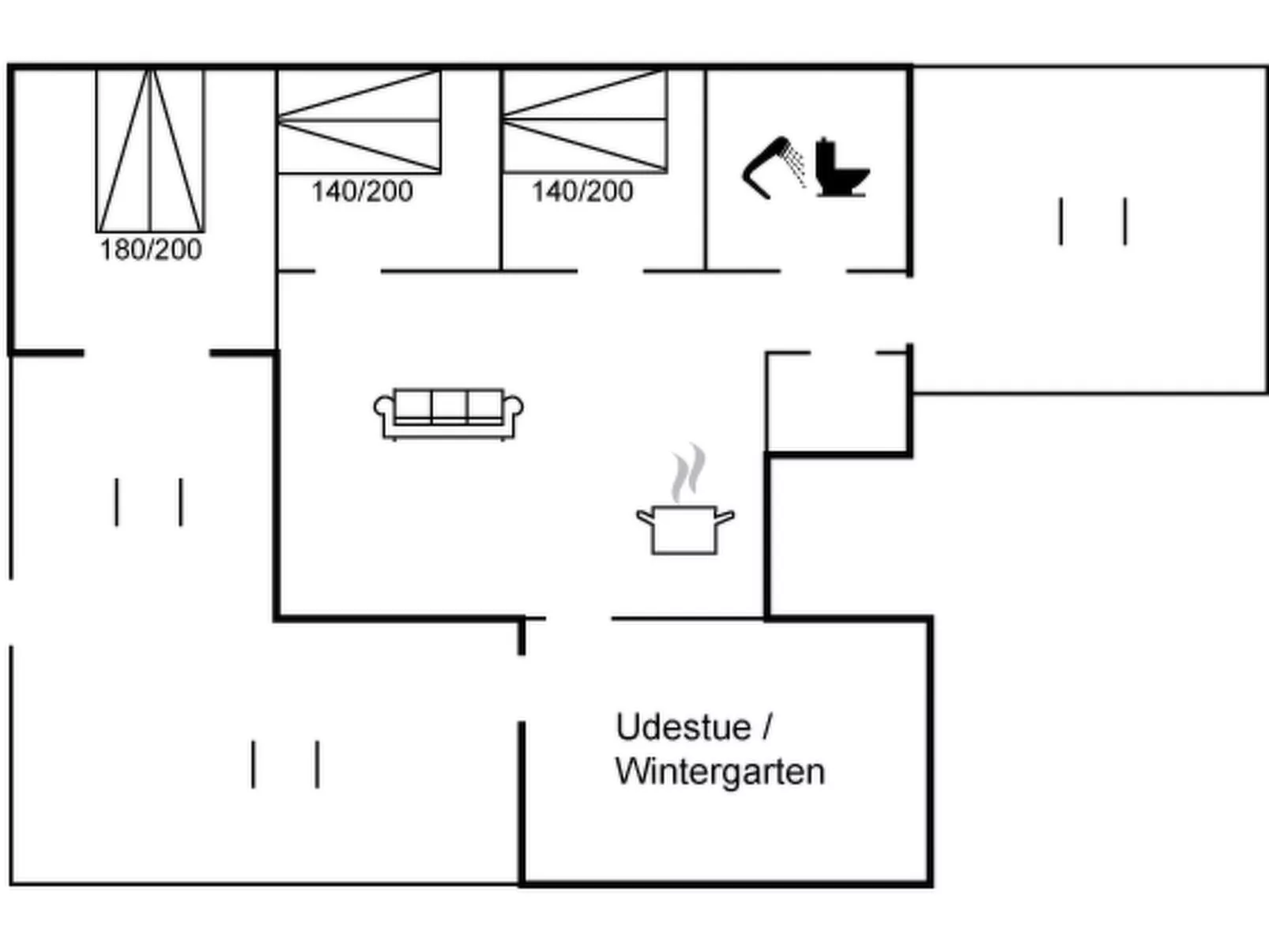 "Axeln" - 300m to the fjord