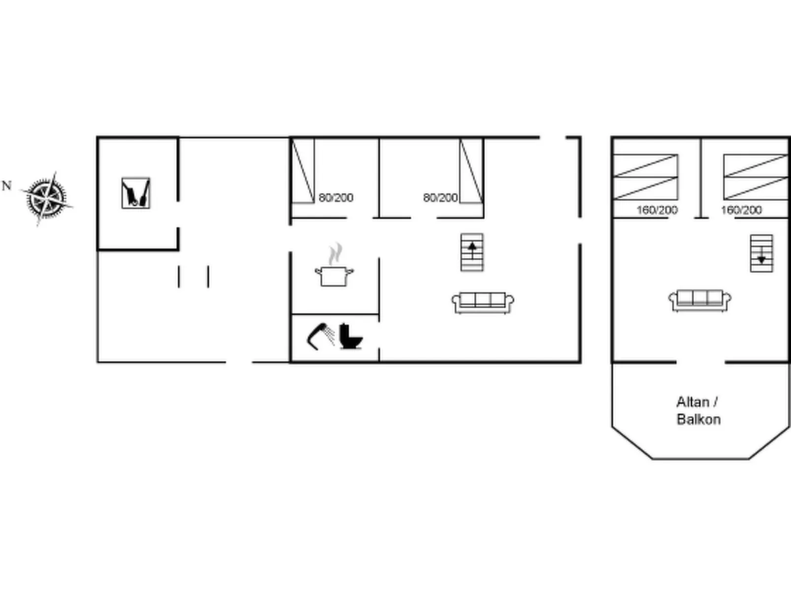 "Dunja" - 200m to the fjord