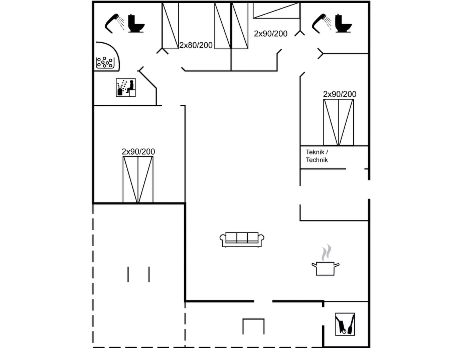 "Els" - 900m from the sea