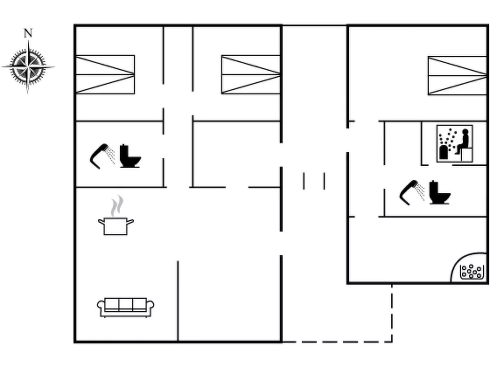 "Naumka" - 200m to the fjord