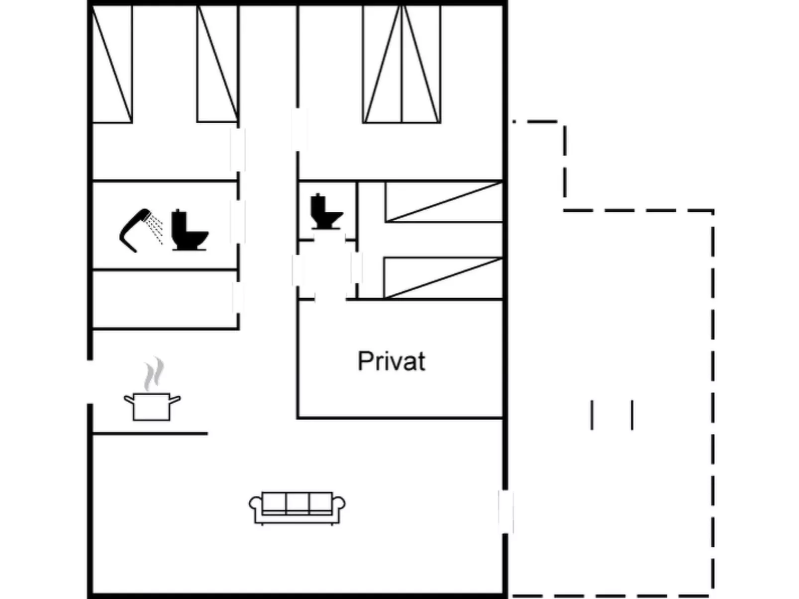 "Lucie" - 1.5km from the sea