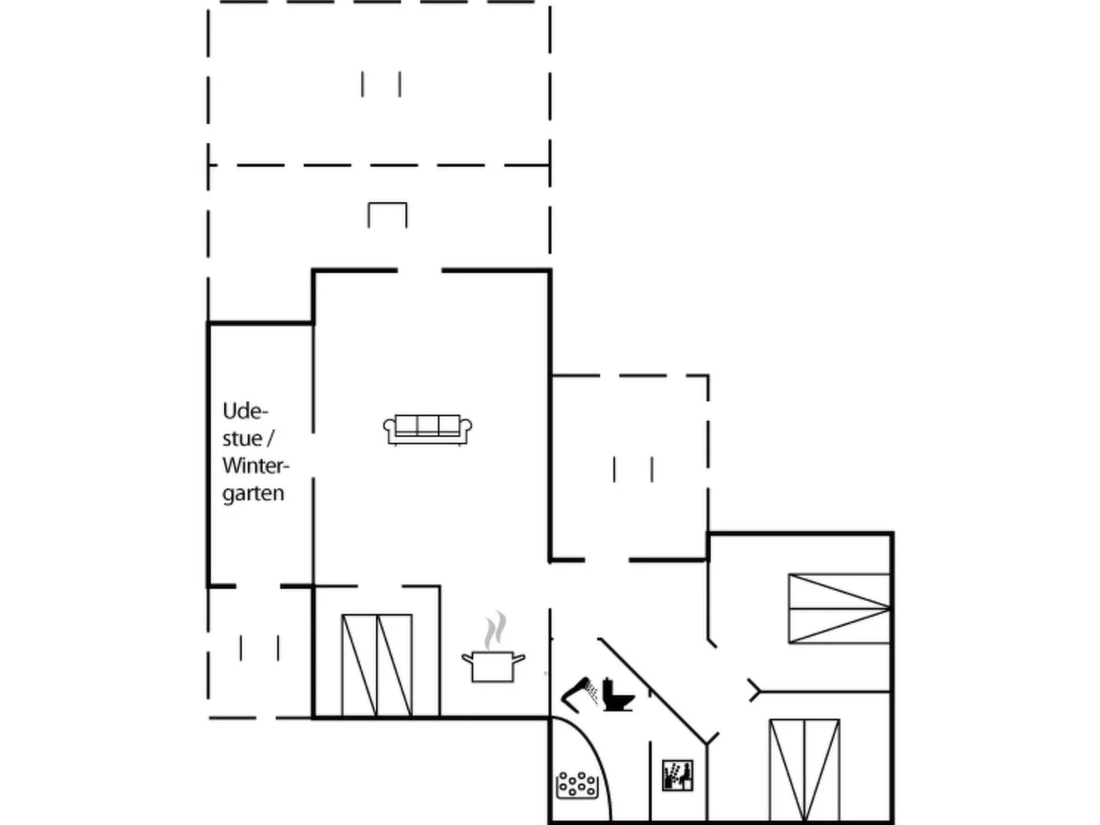 "Hildegarde" - 900m from the sea