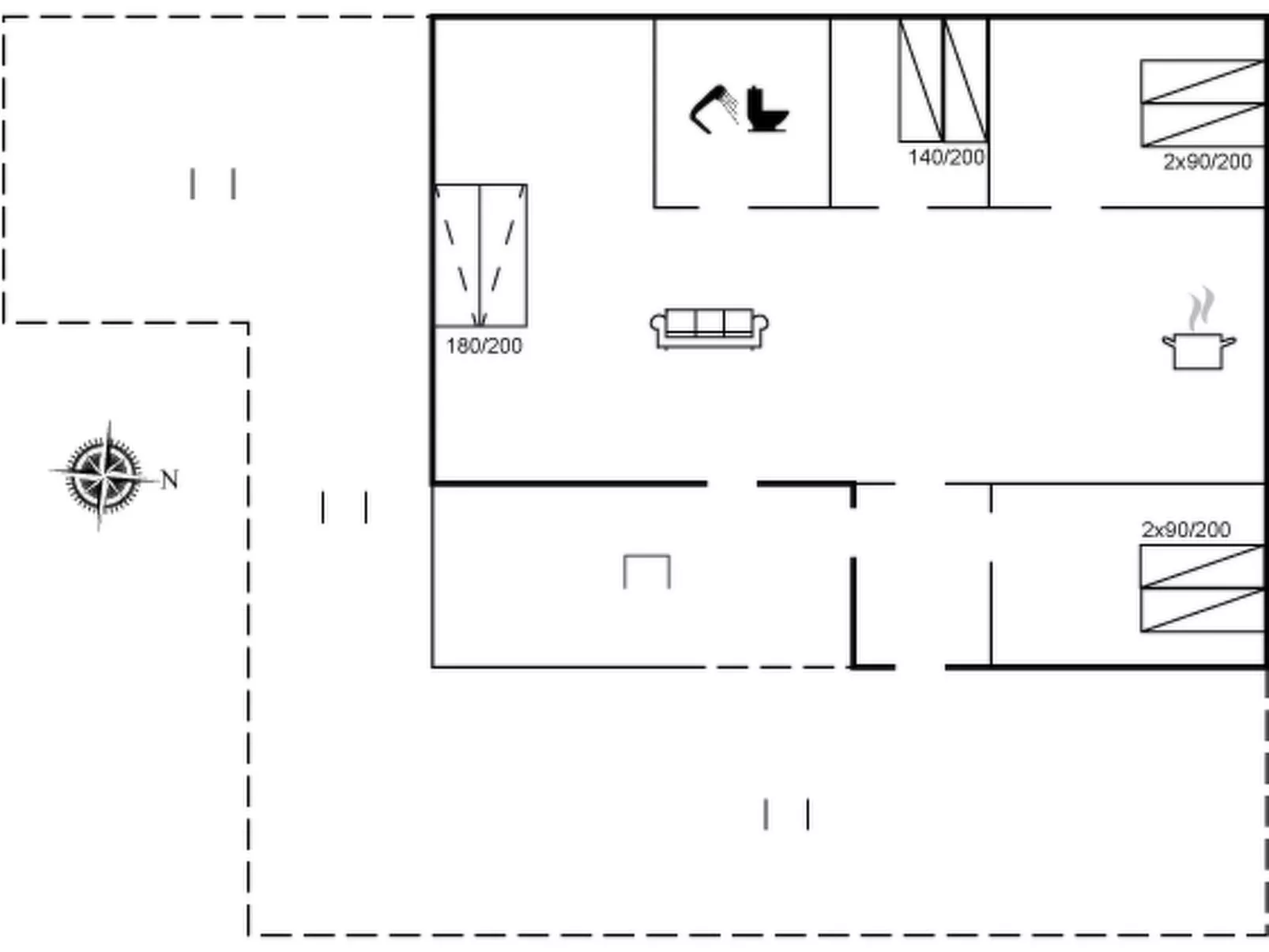 "Elsia" - 1.5km to the fjord