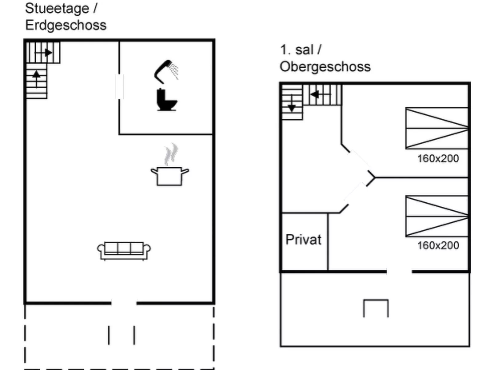 "Hariett" - 900m from the sea