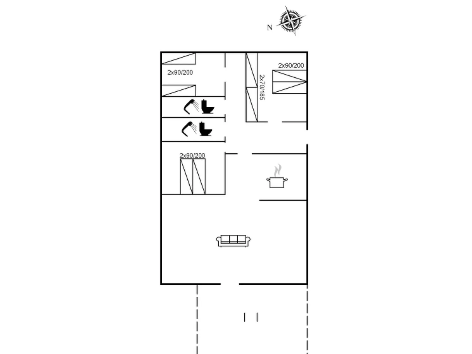 "Ambrosius" - 75m from the sea