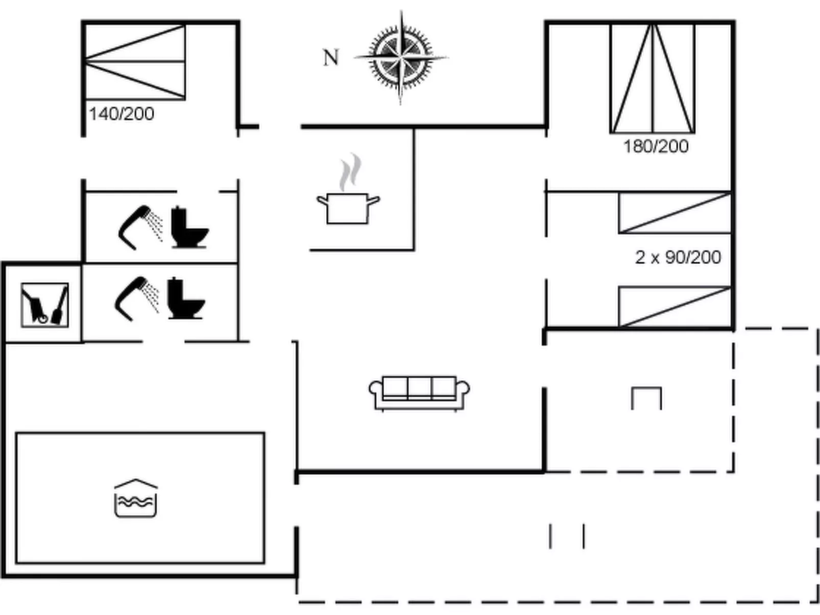 "Hilkka" - 500m from the sea