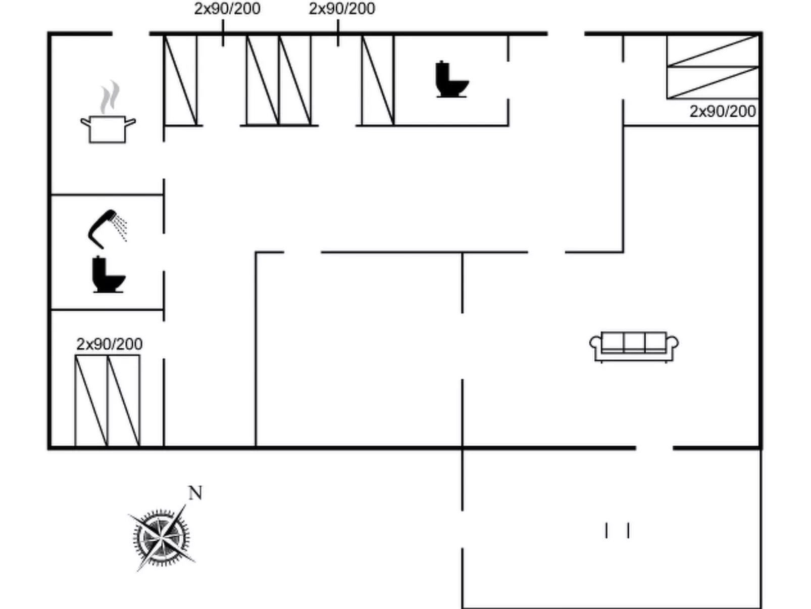 "Eberg" - 2.8km from the sea