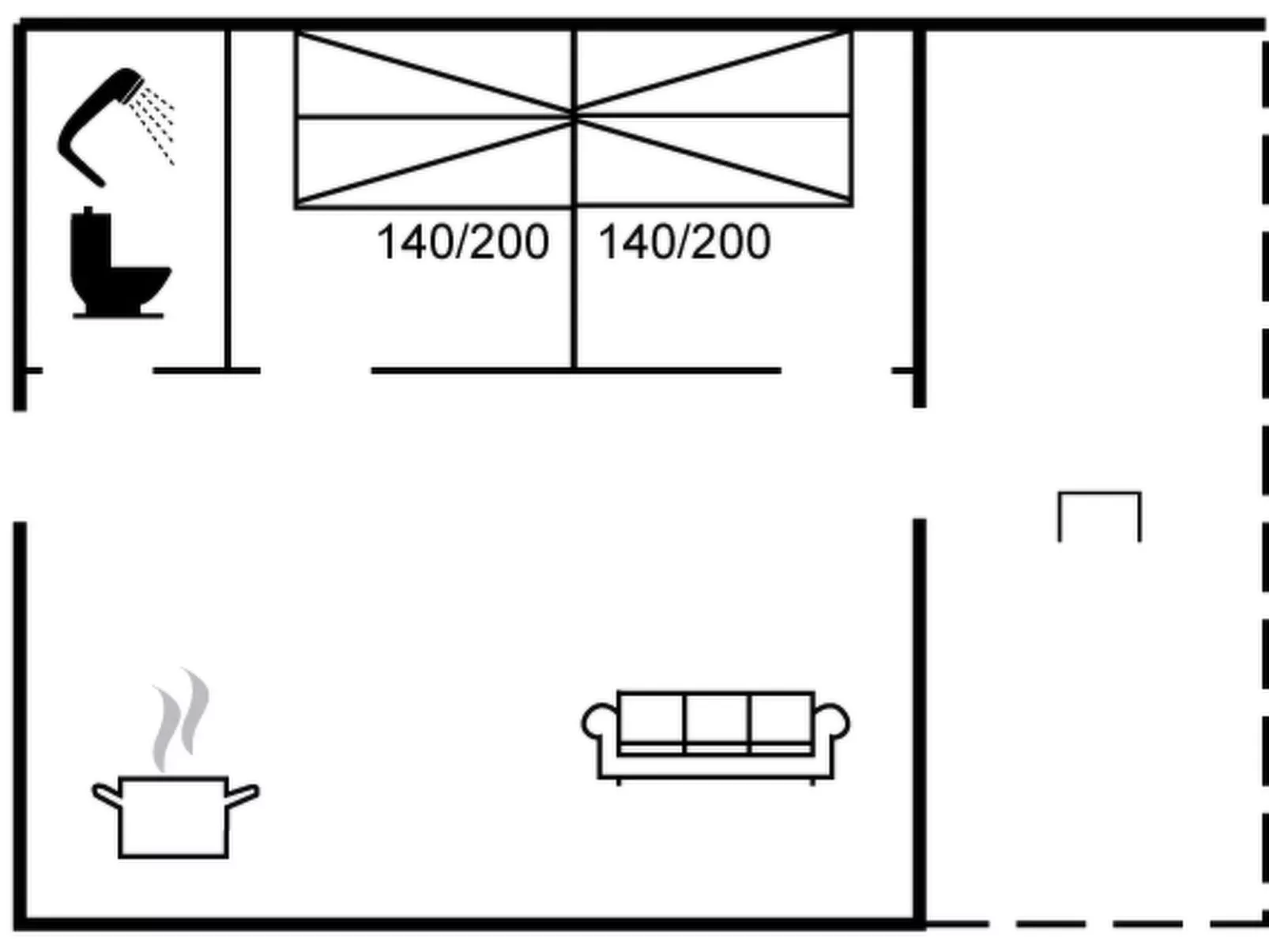 "Sasser" - 10m from the sea