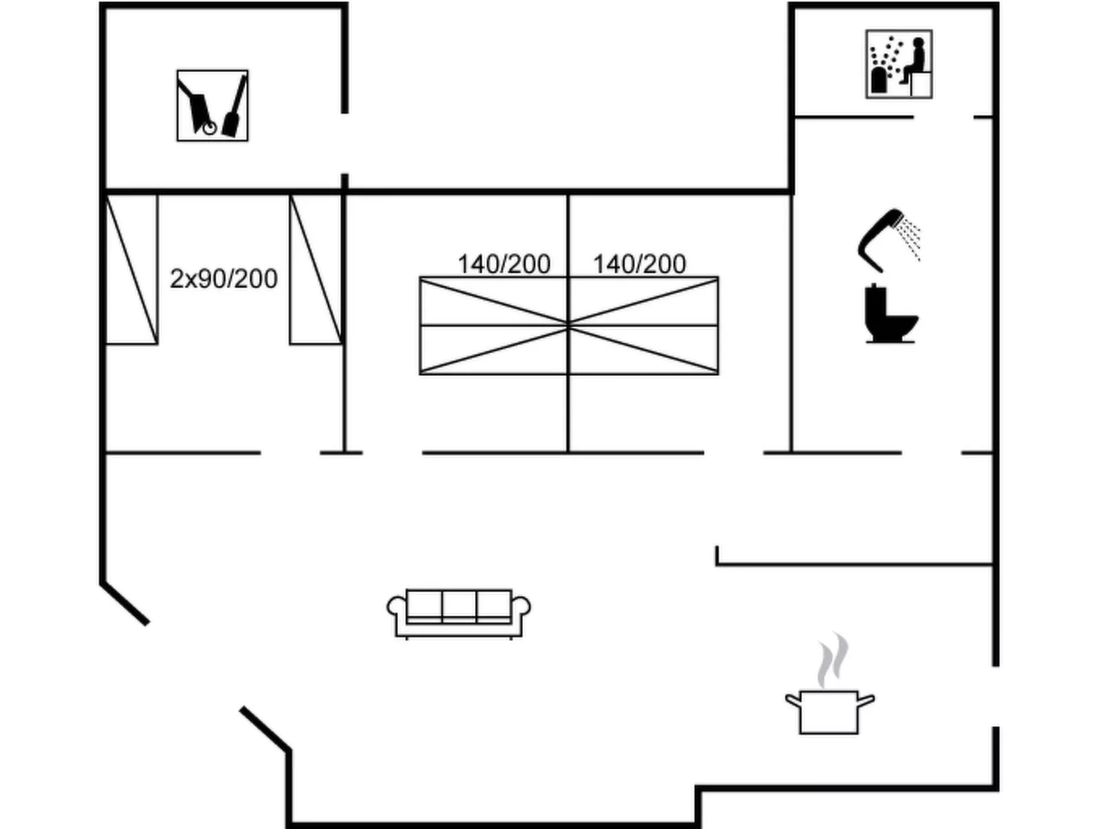 "Jerg" - 500m from the sea