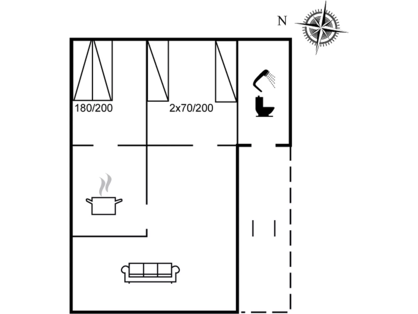 "Gia" - 1.3km from the sea
