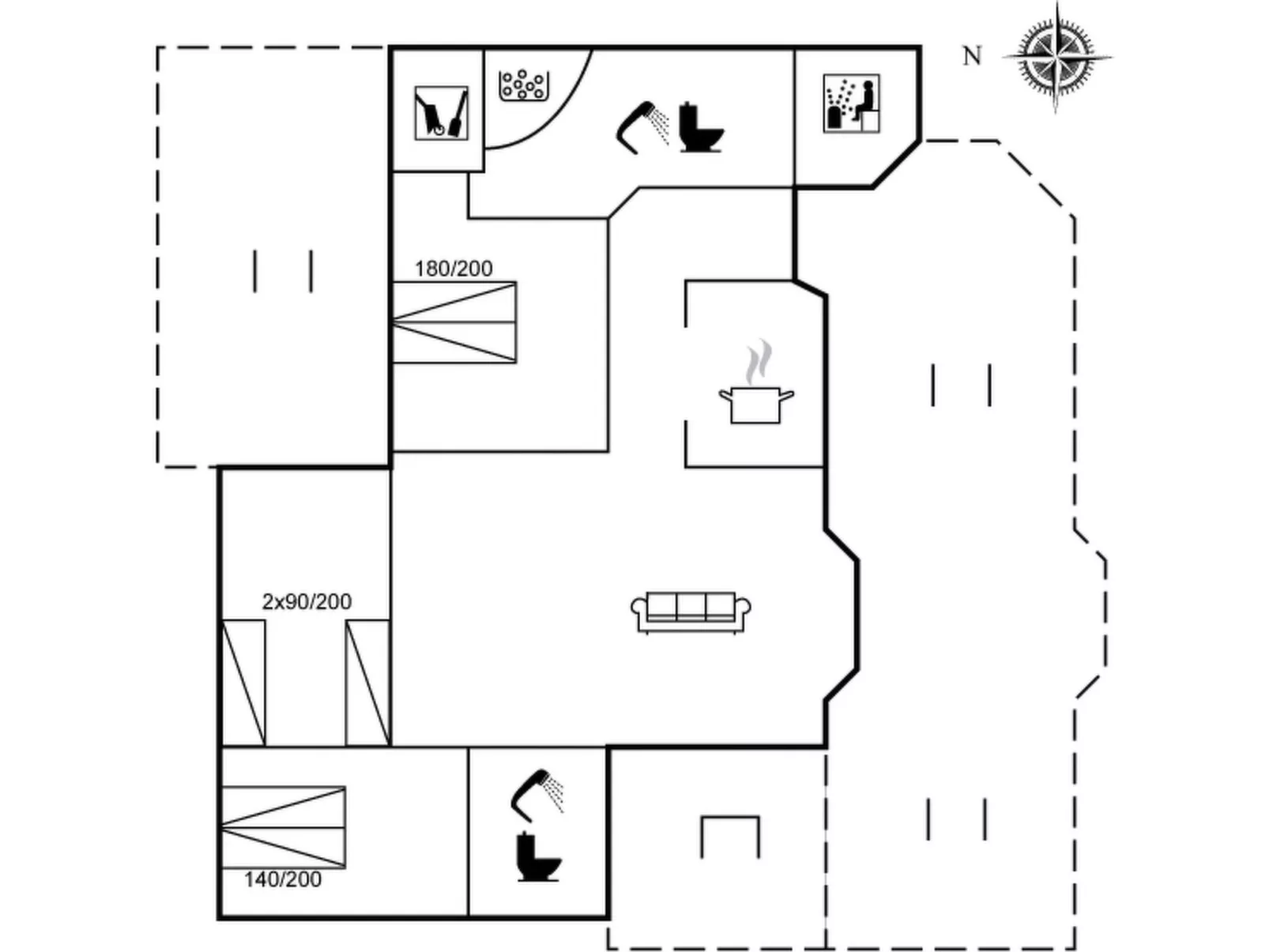 "Ayen" - 1.5km from the sea