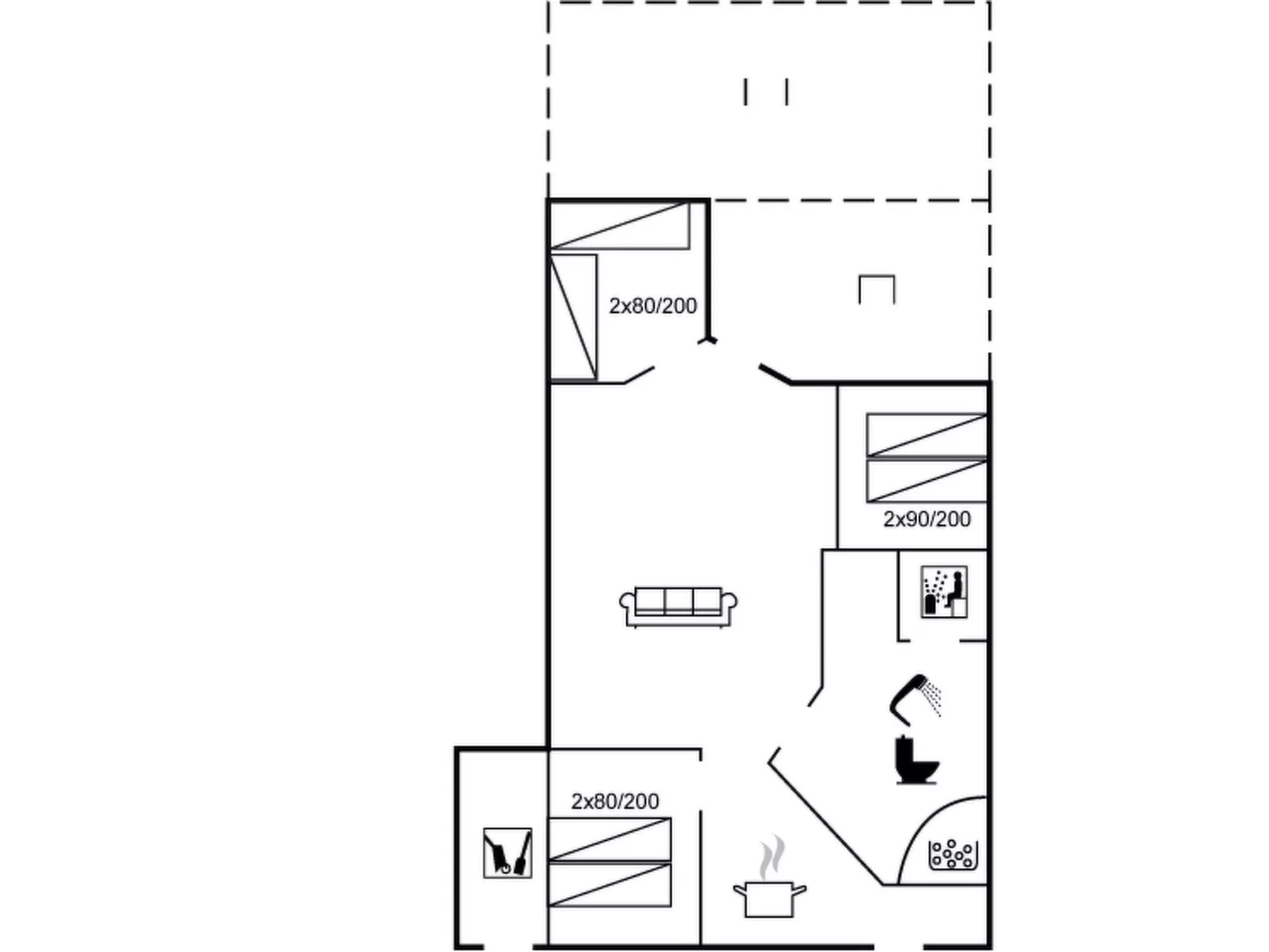 "Ros" - 350m from the sea