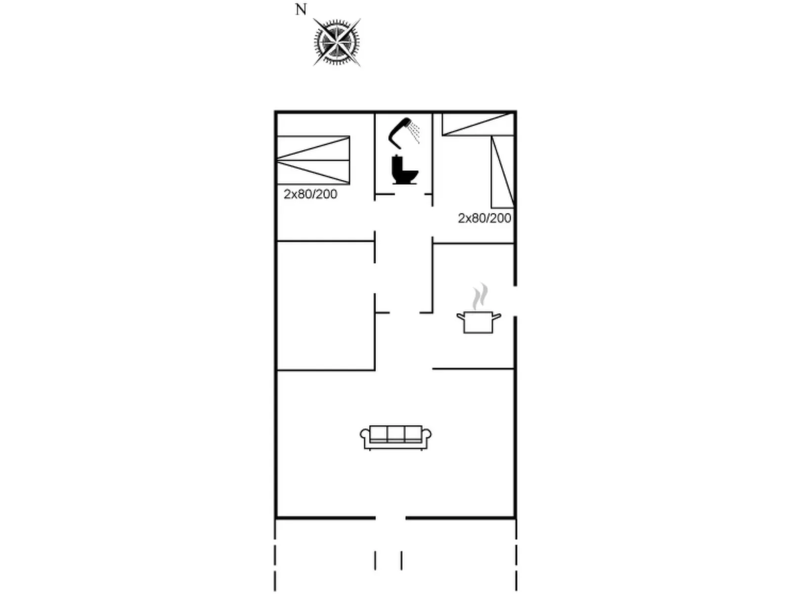 "Ilva" - 300m to the fjord