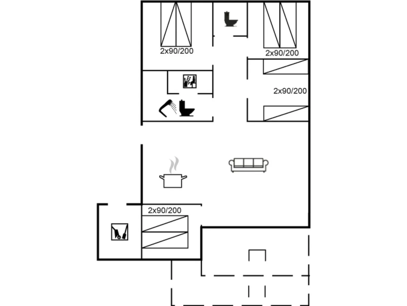 "Hildegerd" - 500m from the sea