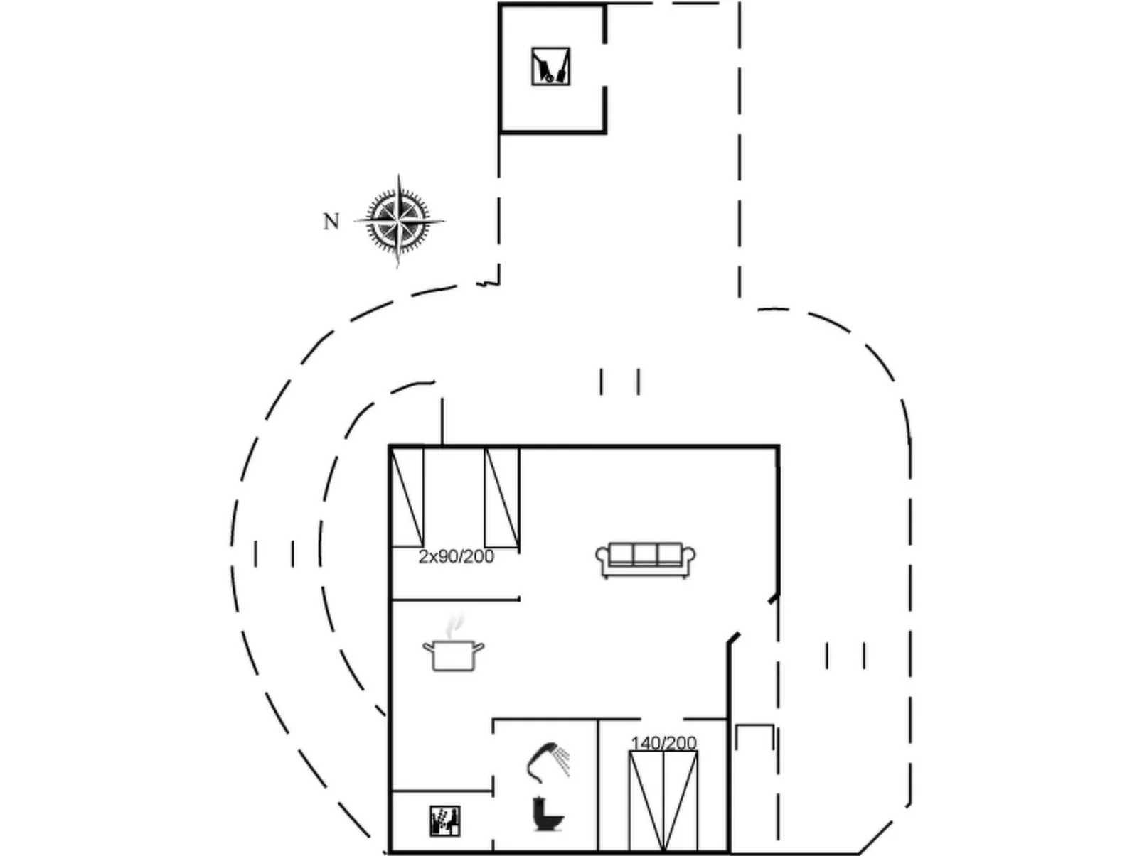 "Danna" - 850m to the fjord