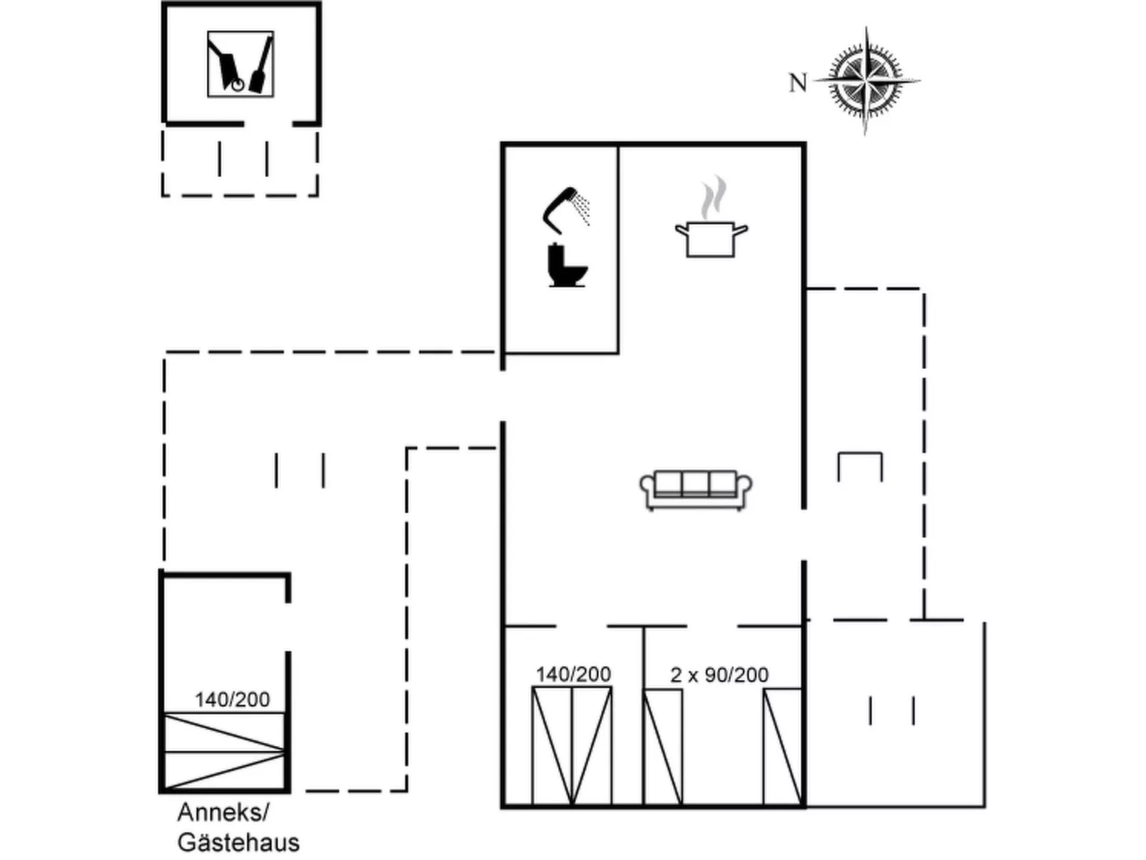 "Thekla" - 3km from the sea