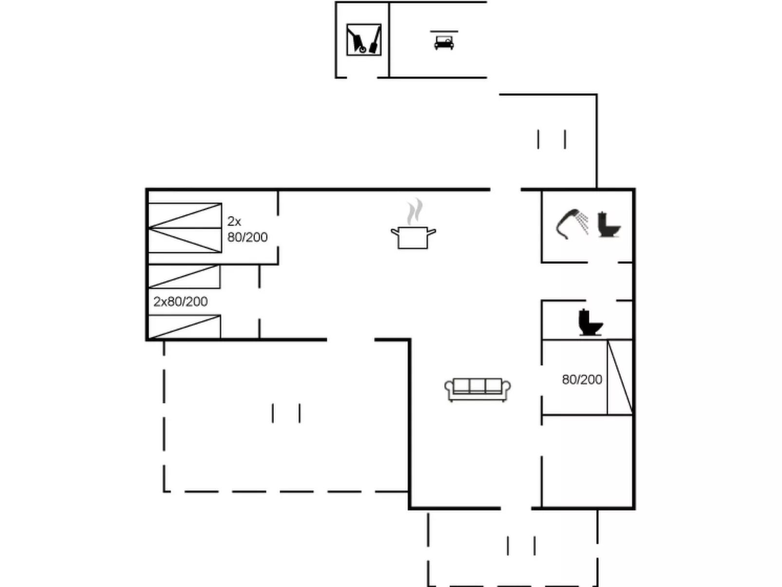 "Majken" - 300m from the sea