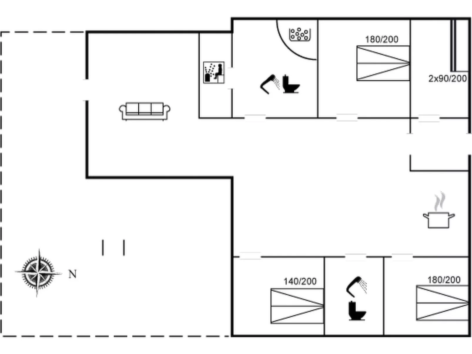 "Jarven" - 500m to the fjord