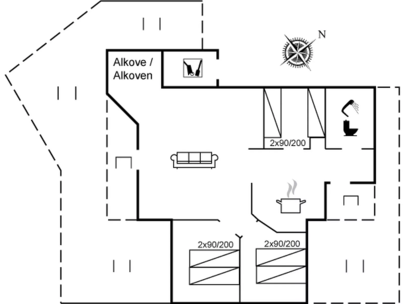 "Barth" - 150m from the sea