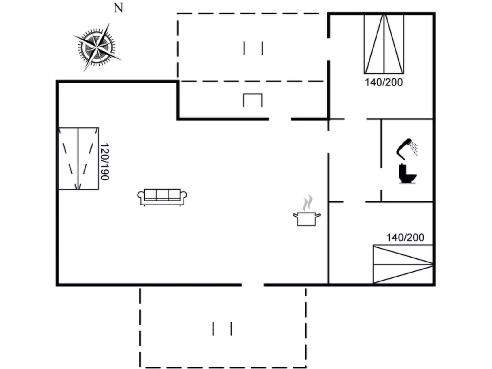 "Oiva" - 450m from the sea