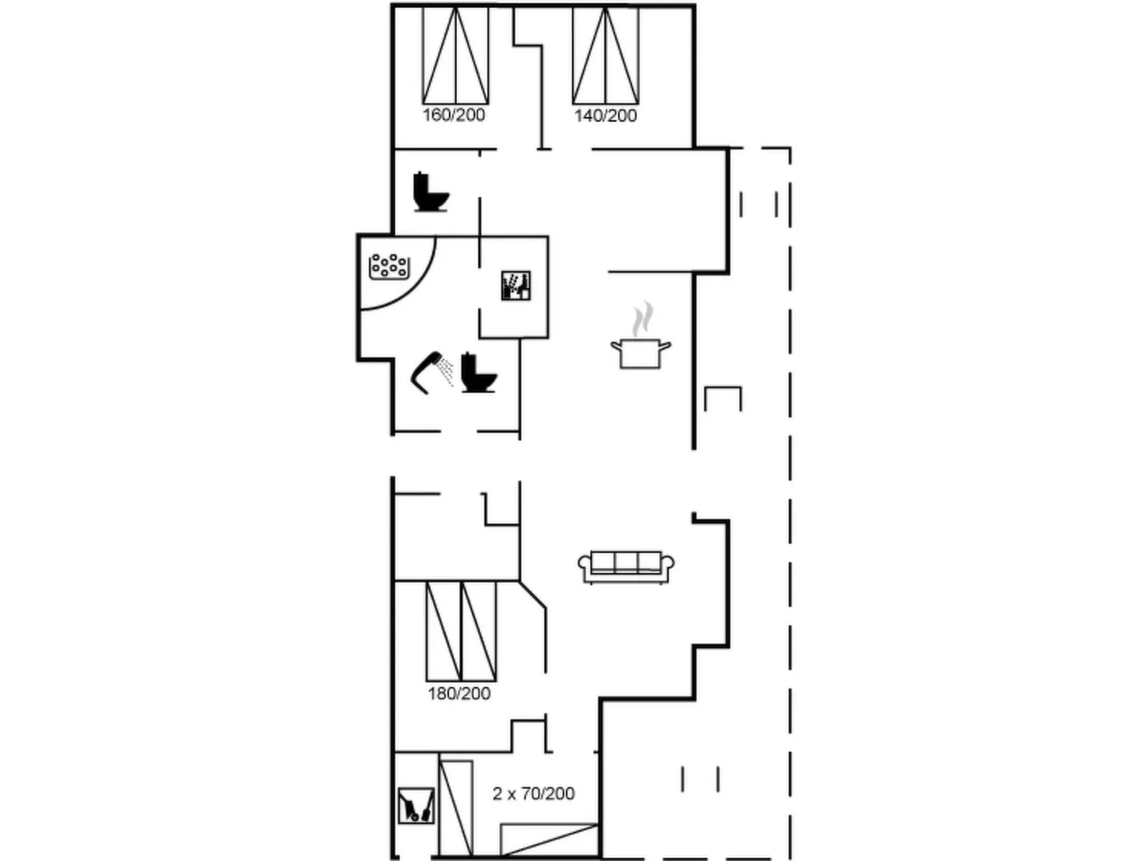 "Axel" - 1.2km from the sea