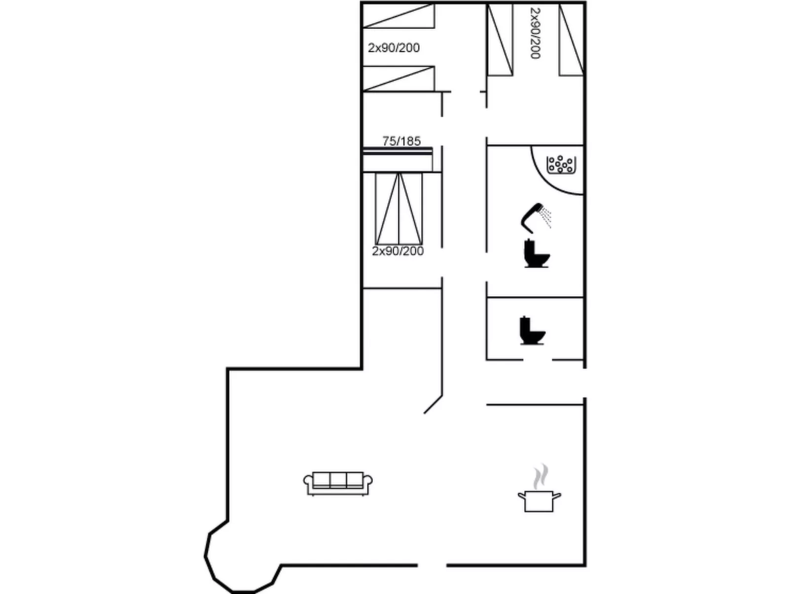 "Alla" - 500m from the sea