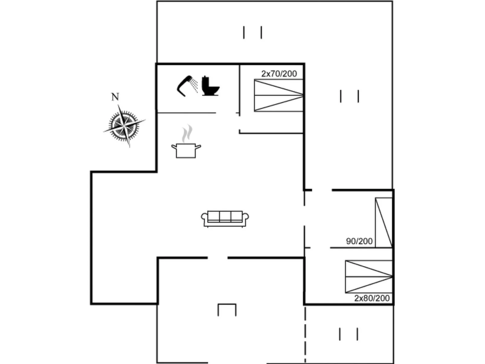 "Anline" - 900m to the fjord