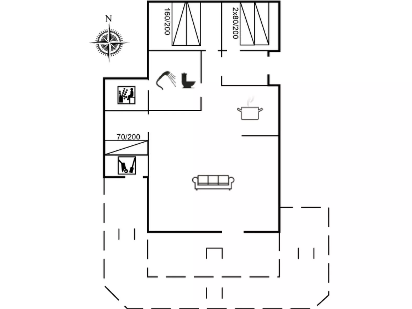 "Picabo" - 750m to the fjord