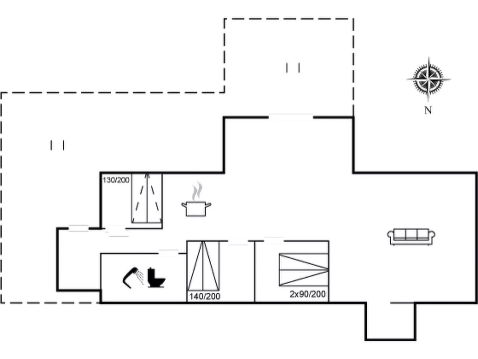 "Thore" - 400m from the sea