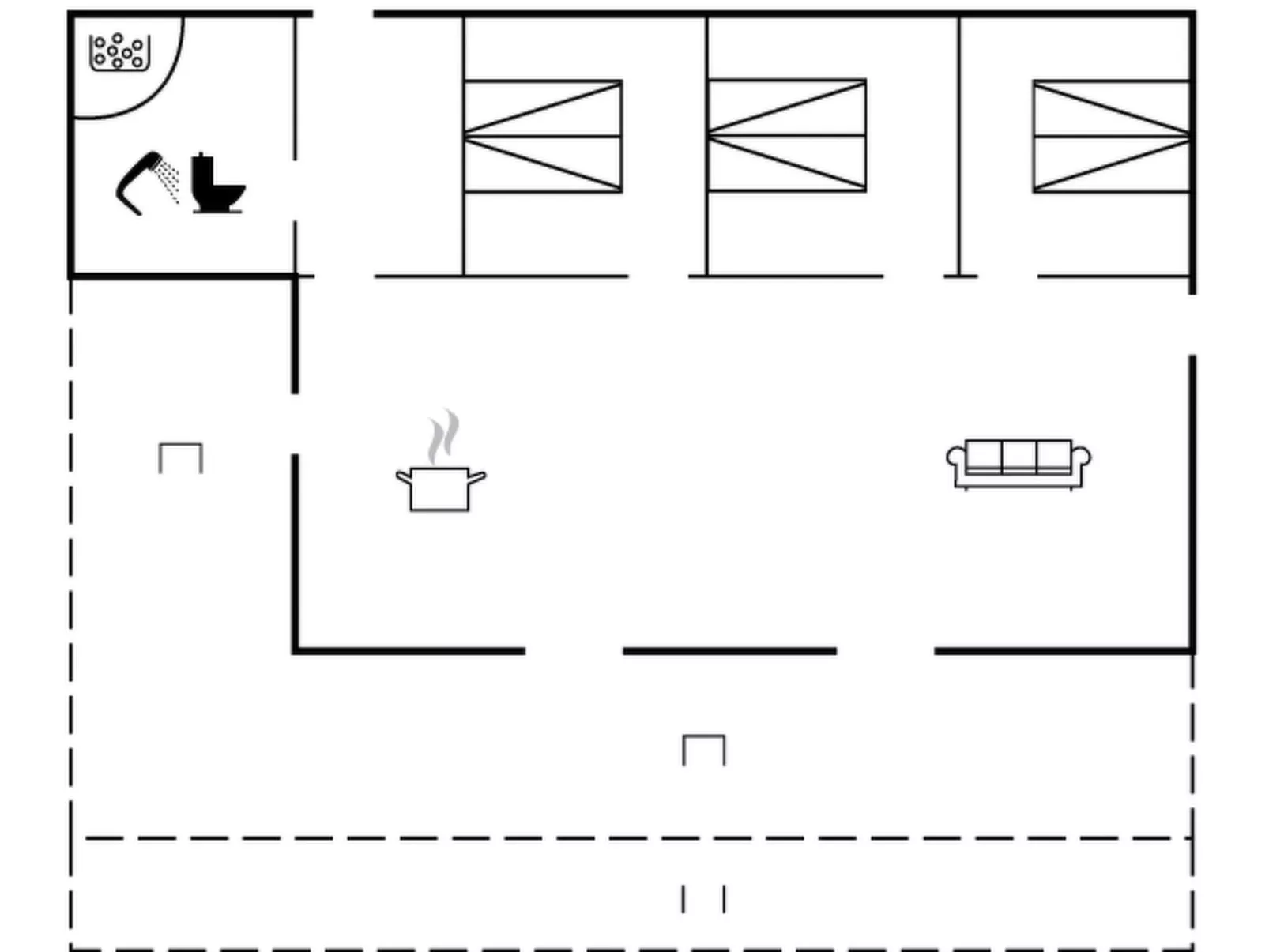 "Elfriede" - 400m to the fjord