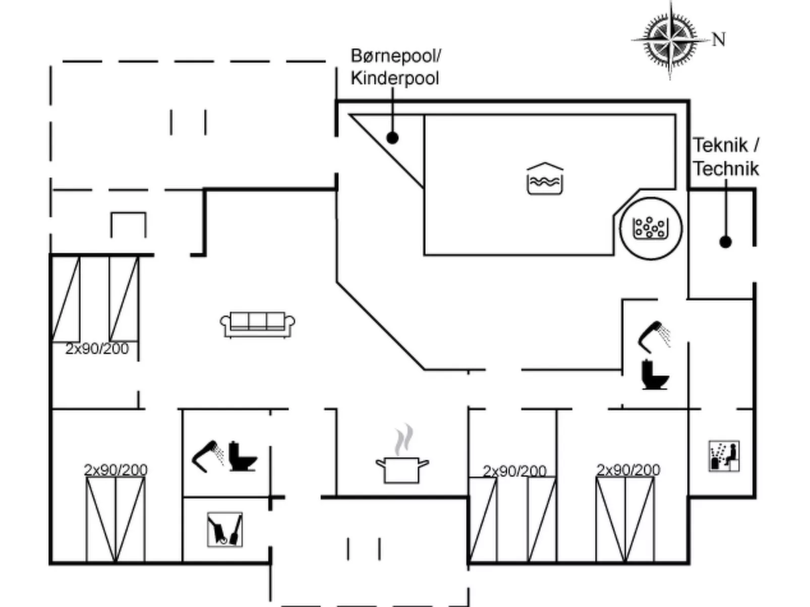"Luciane" - 2.5km from the sea