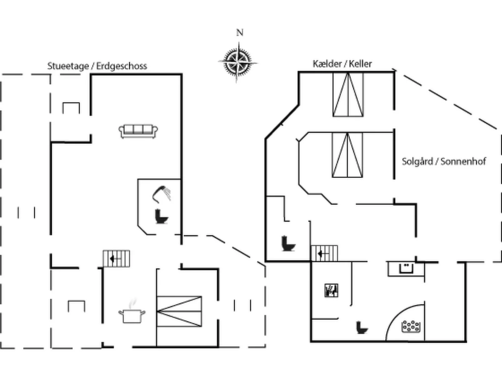 "Ejvind" - 100m from the sea