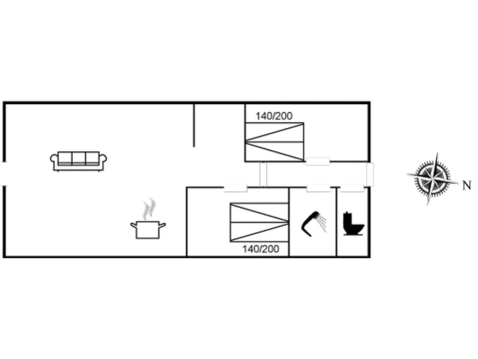 "Sanni" - 225m from the sea