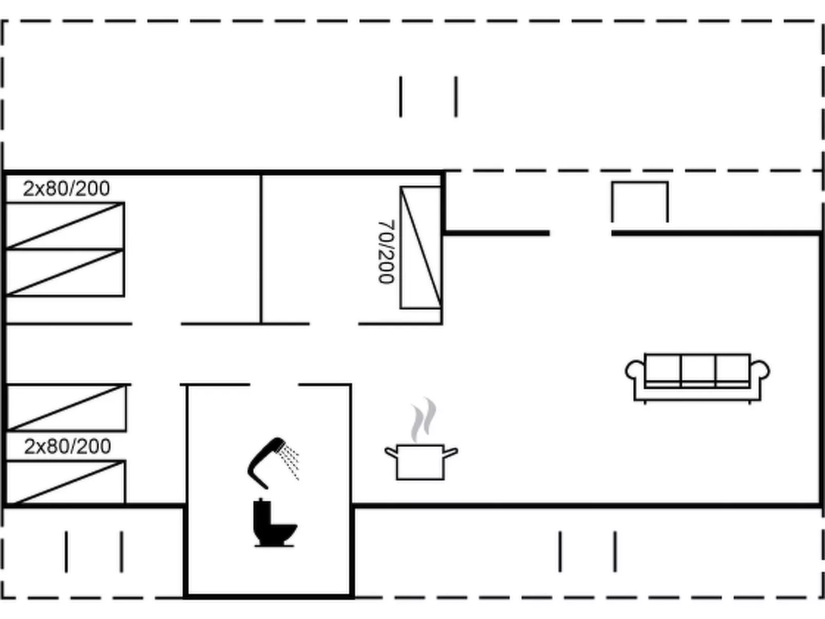 "Alita" - 300m from the sea