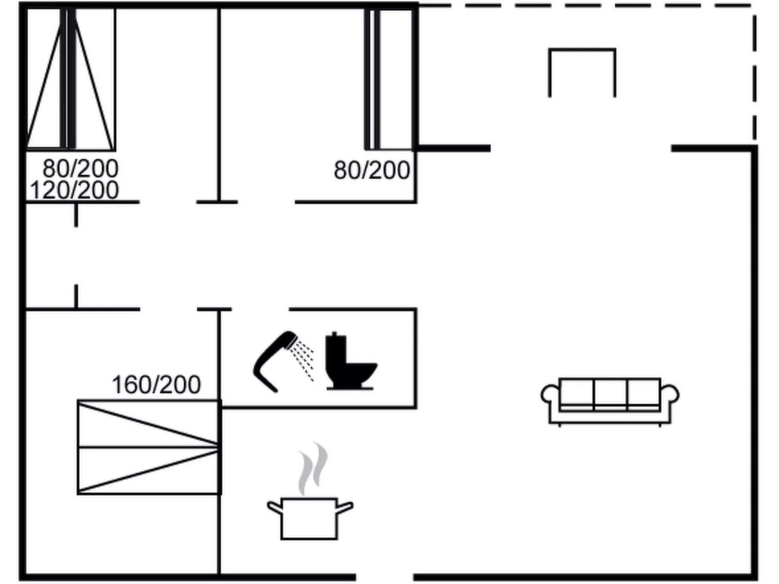 "Fulla" - 650m from the sea