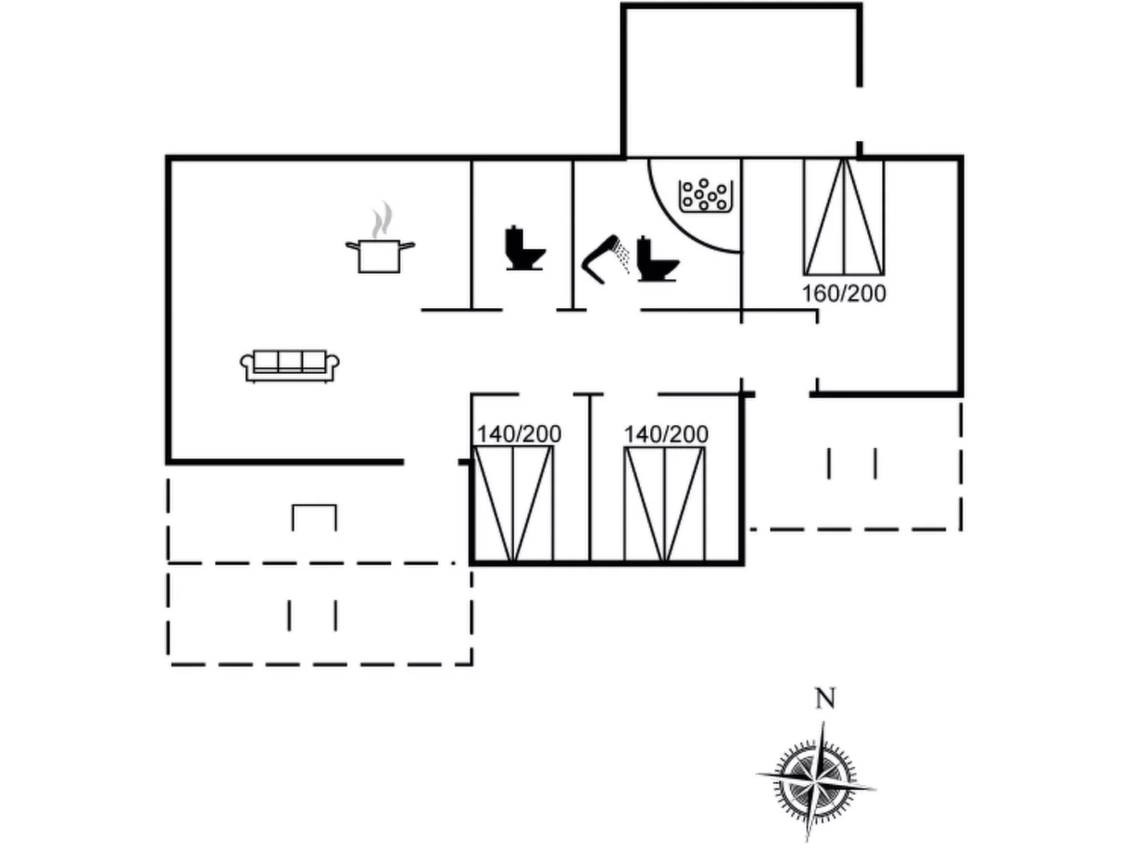 "Fränze" - 980m from the sea