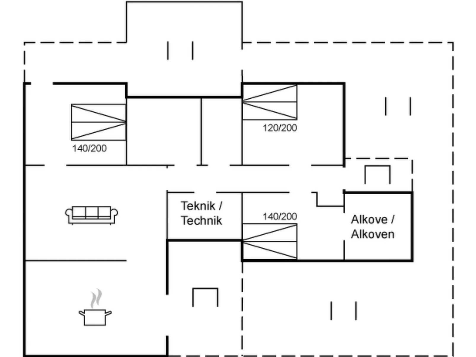 "Stillfrieda" - 150m from the sea-Binnen
