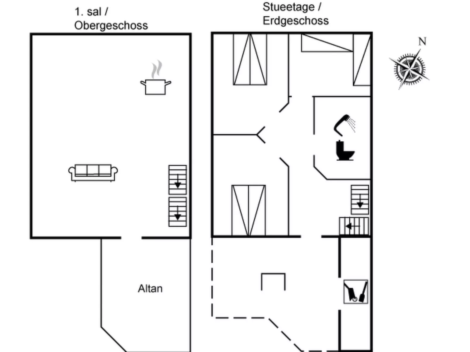 "Thyra" - 700m from the sea