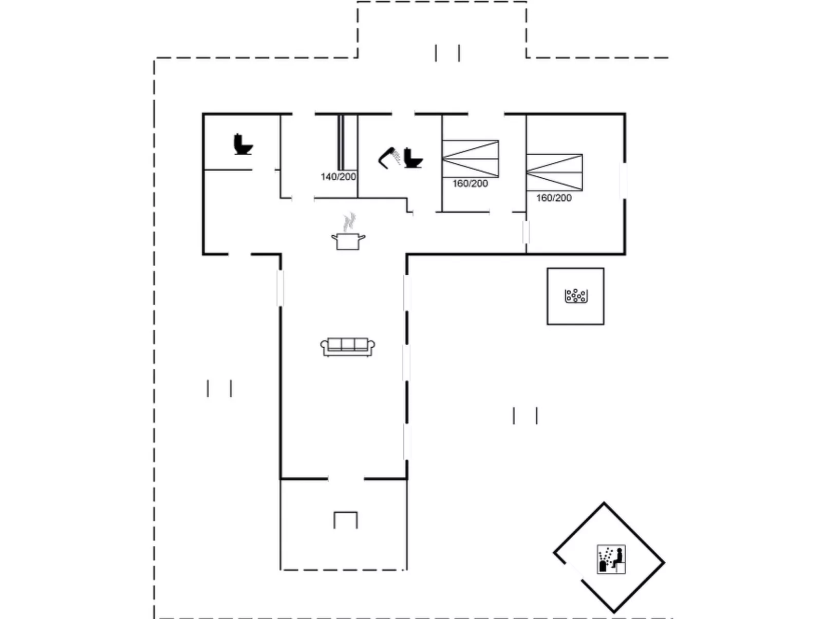 "Ottmar" - 150m from the sea