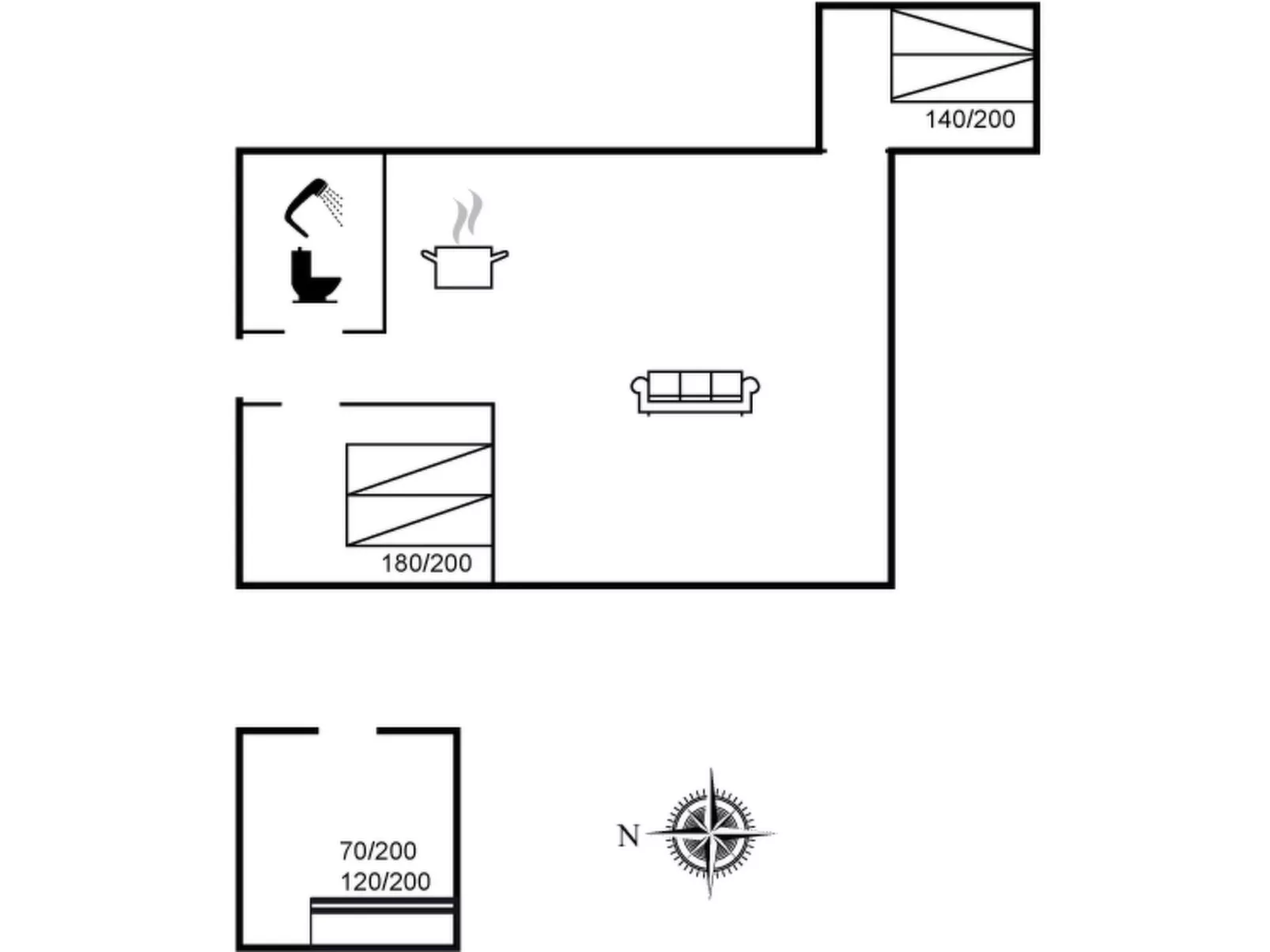 "Erlar" - 30km from the sea