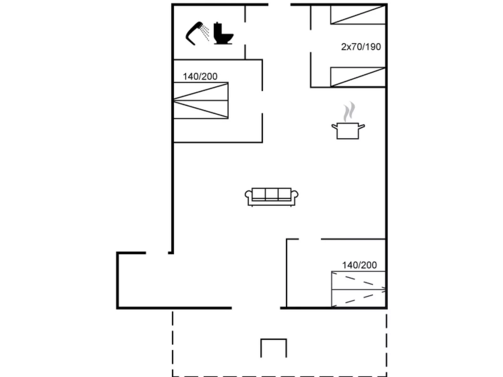 "Niyazi" - 770m from the sea