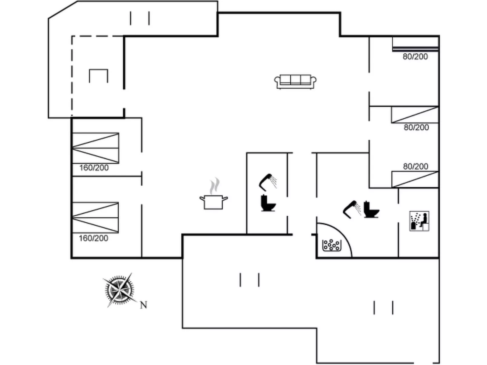 "Arild" - 300m from the sea