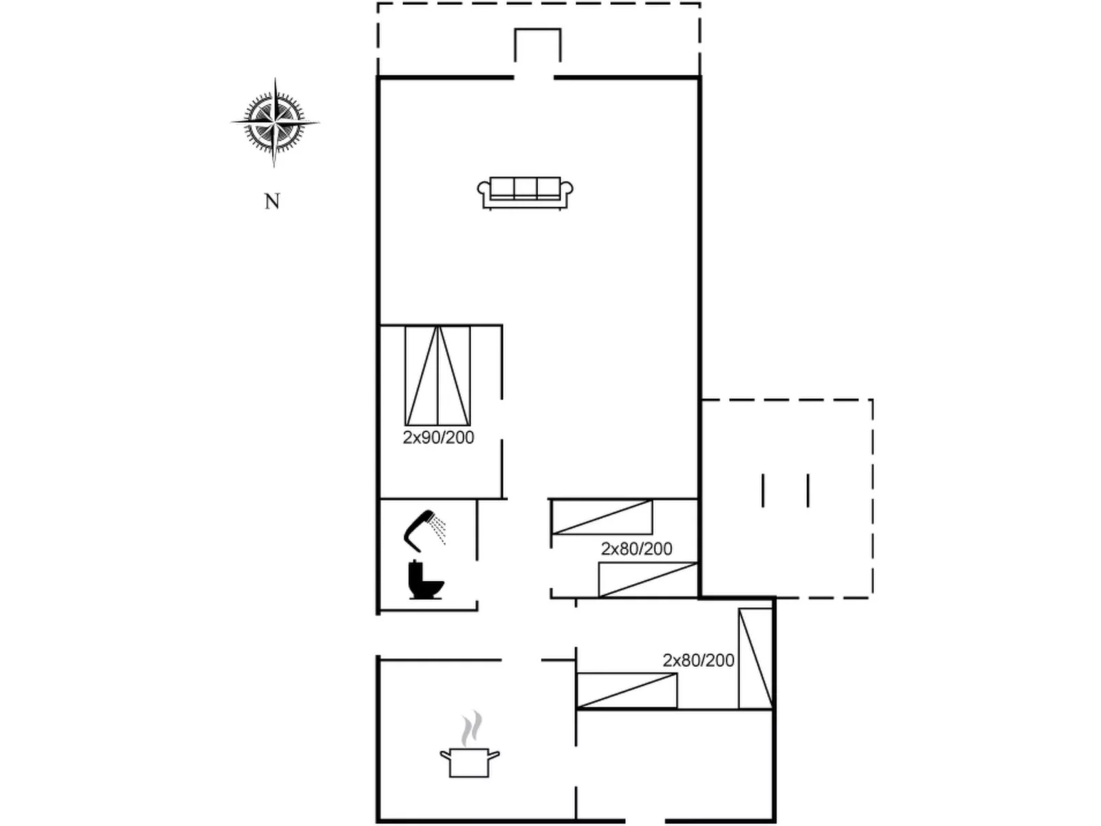 "Sune" - 800m from the sea