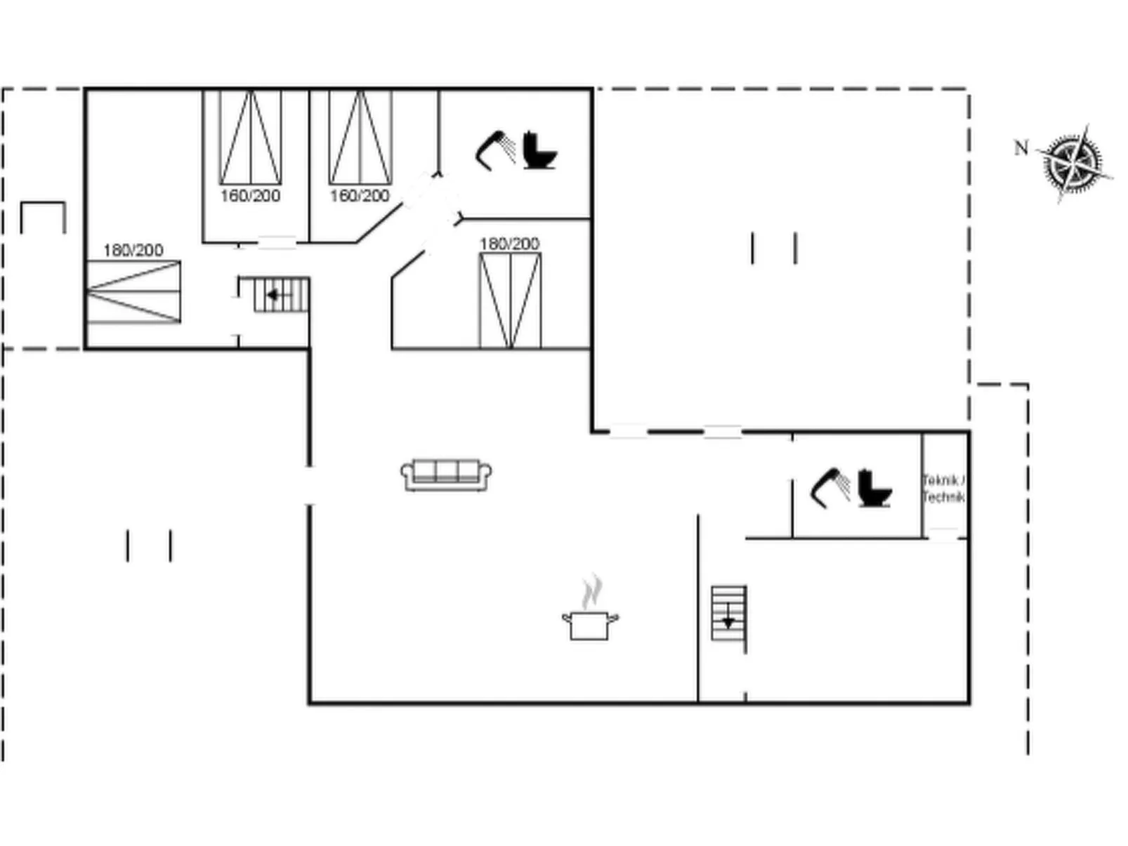 "Fridhild" - 1.5km from the sea