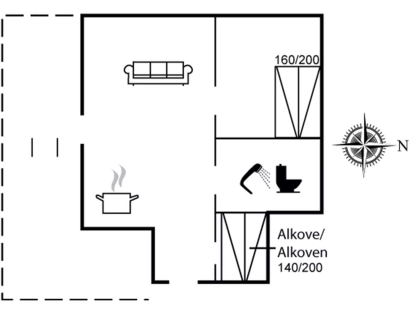"Fatlinda" - 50m from the sea