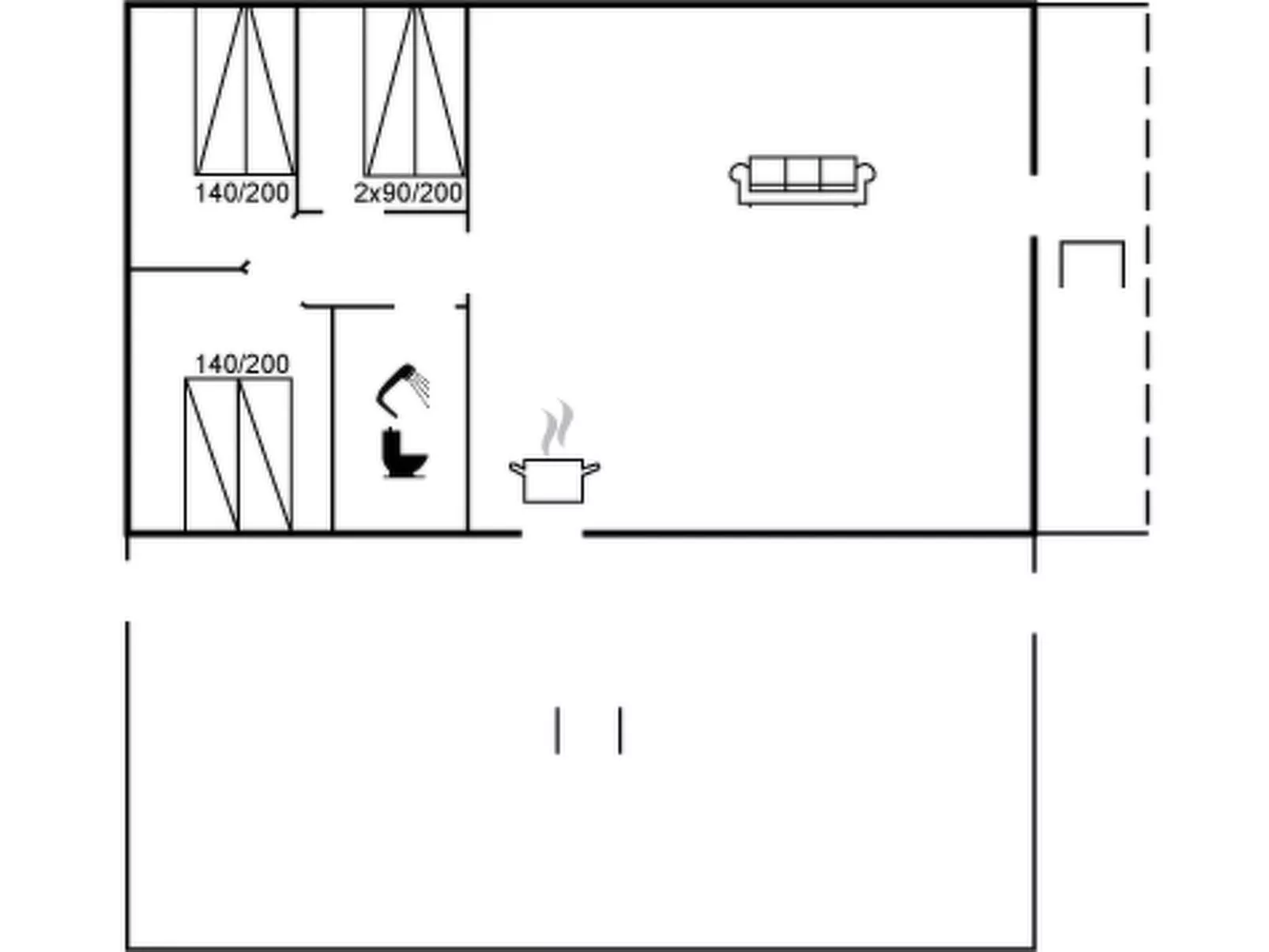 "Saila" - 500m to the fjord